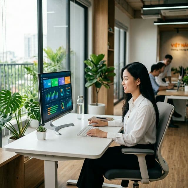 Dashboard phần mềm ERP BeeCa - quản lý kho và tồn kho