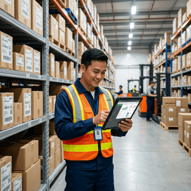 Kho hàng được quản lý bởi phần mềm ERP BeeCa