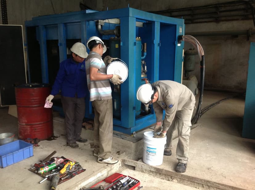 Bảo trì Máy nén khí Atlas Copco KCN Phú Bài