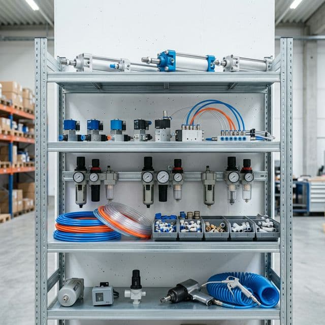 Vật tư khí nén chính hãng tại Huế - xi lanh, van, dây hơi BeeCa