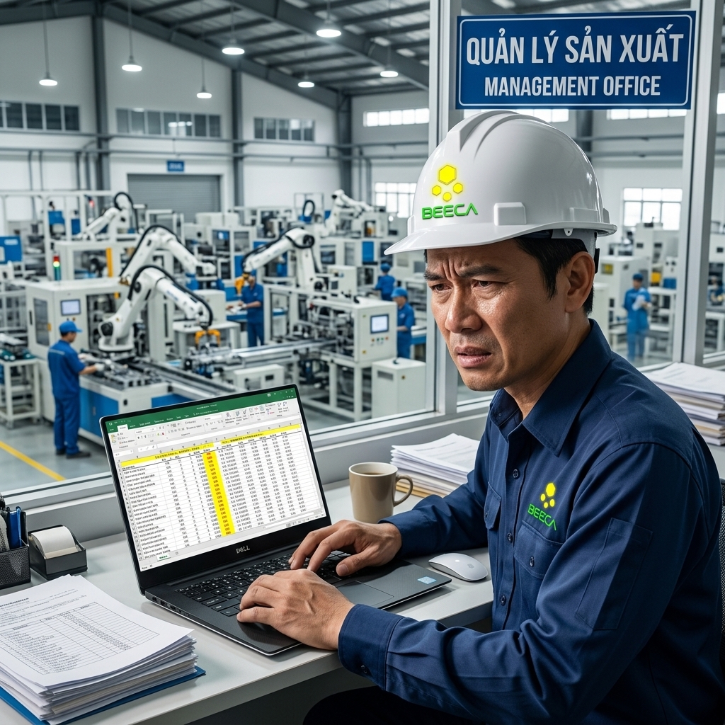 7 Sai lầm khi quản lý sản xuất bằng Excel khiến nhà máy thất thoát