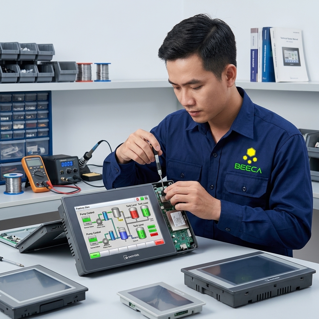 Màn hình HMI bị Lỗi? 5 Cách Khắc phục Nhanh tại Xưởng tại Huế